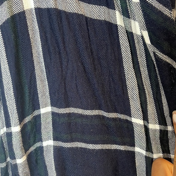 Navy blue Flannel - Picture 3 of 3